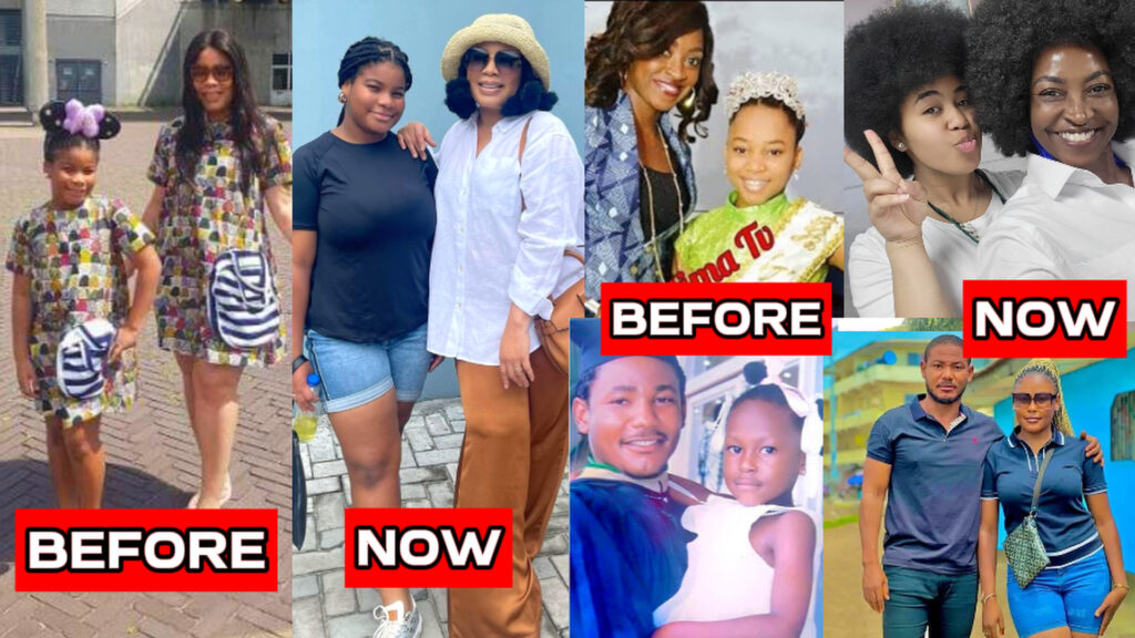 Nollywood actors whose daughters are now grown ups