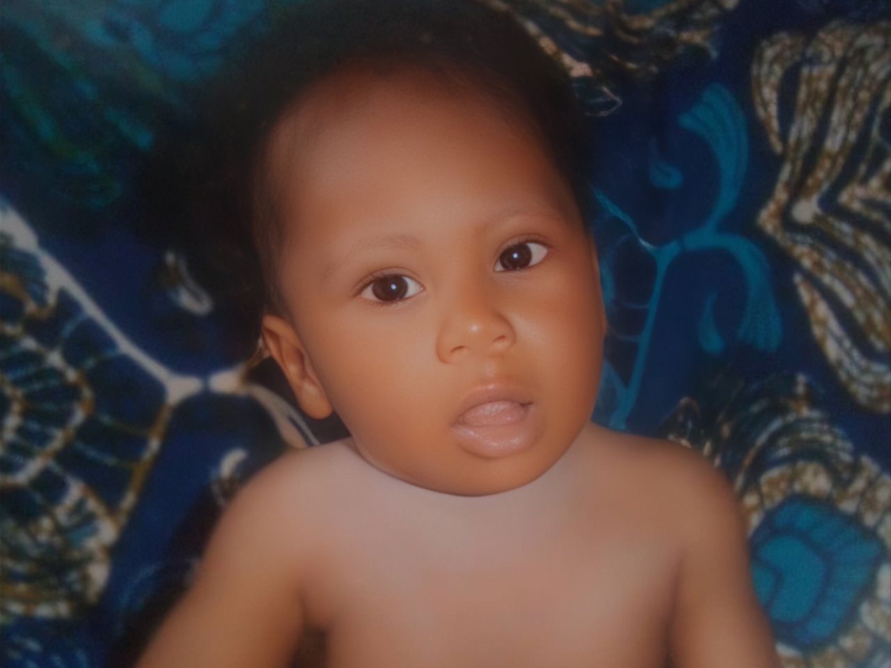 Isaac Fred as a baby