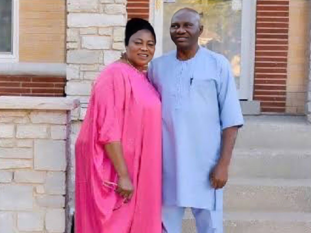 Bolanle Ninalowo's parents Alhaji Jamiu Ninalowo and Alhaja Rualate Ninalowo