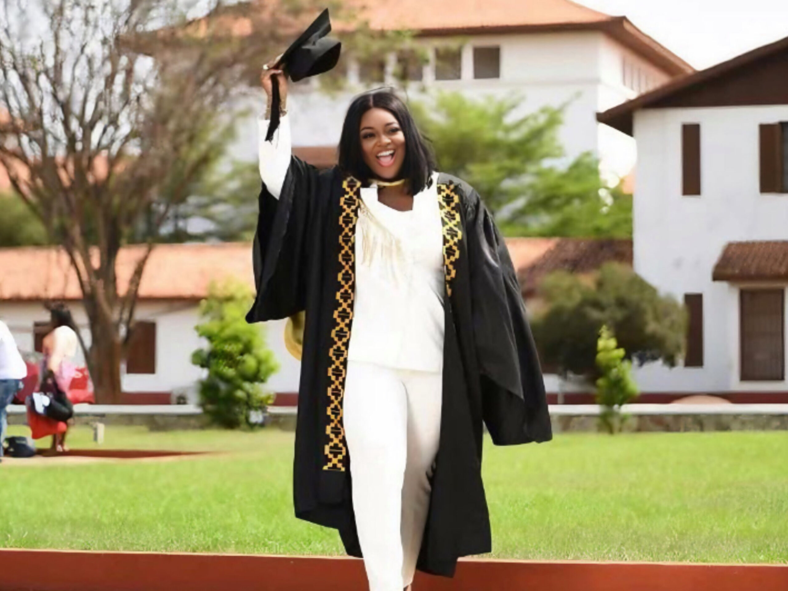 Jackie Appiah on her graduation day at the University of Ghana (credit: Instagram/Jackieappiah)