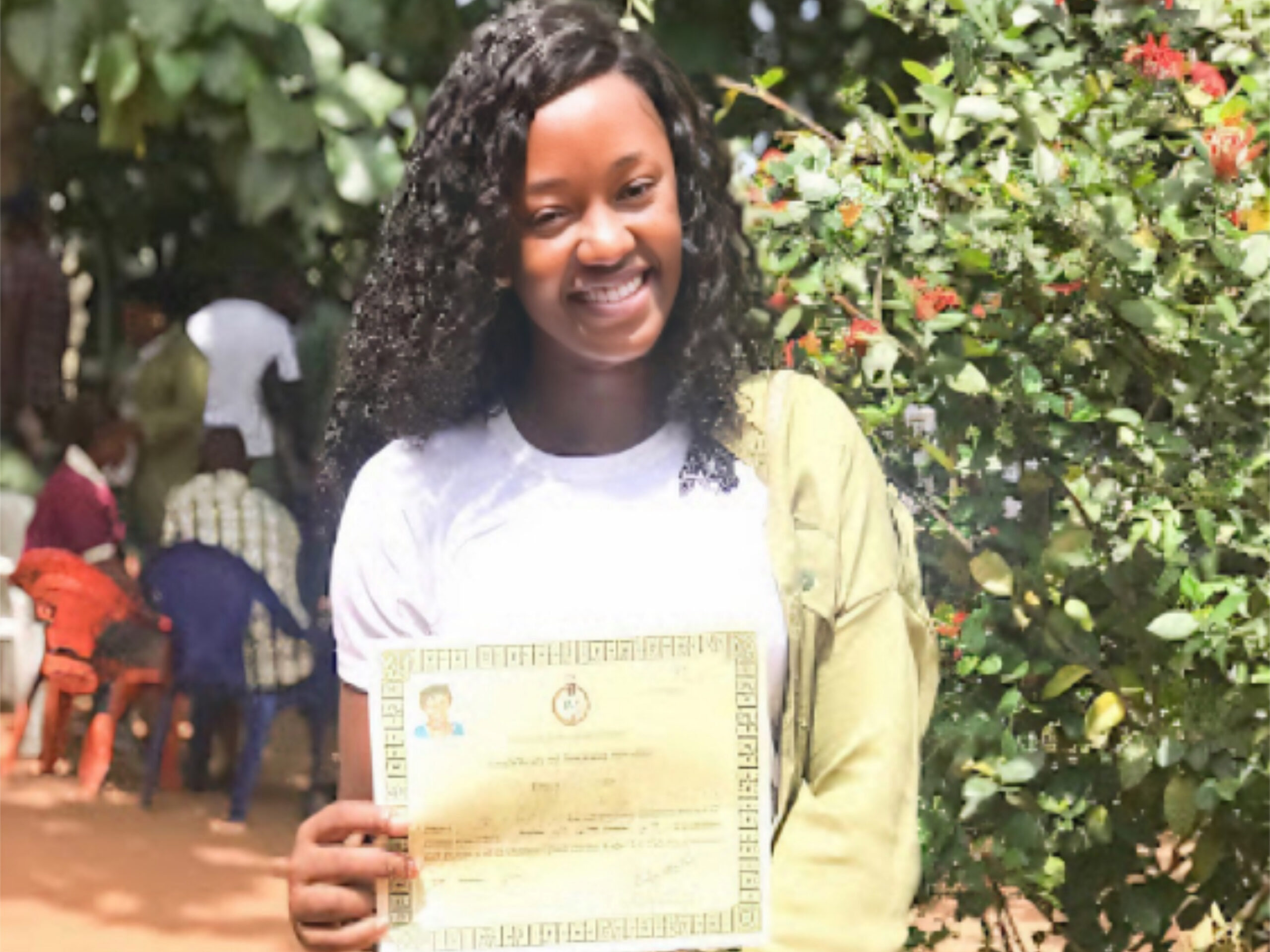 Luchy Donalds during her National Youth Service Corps (NYSC) (credit: Instagram/Luchydonalds)