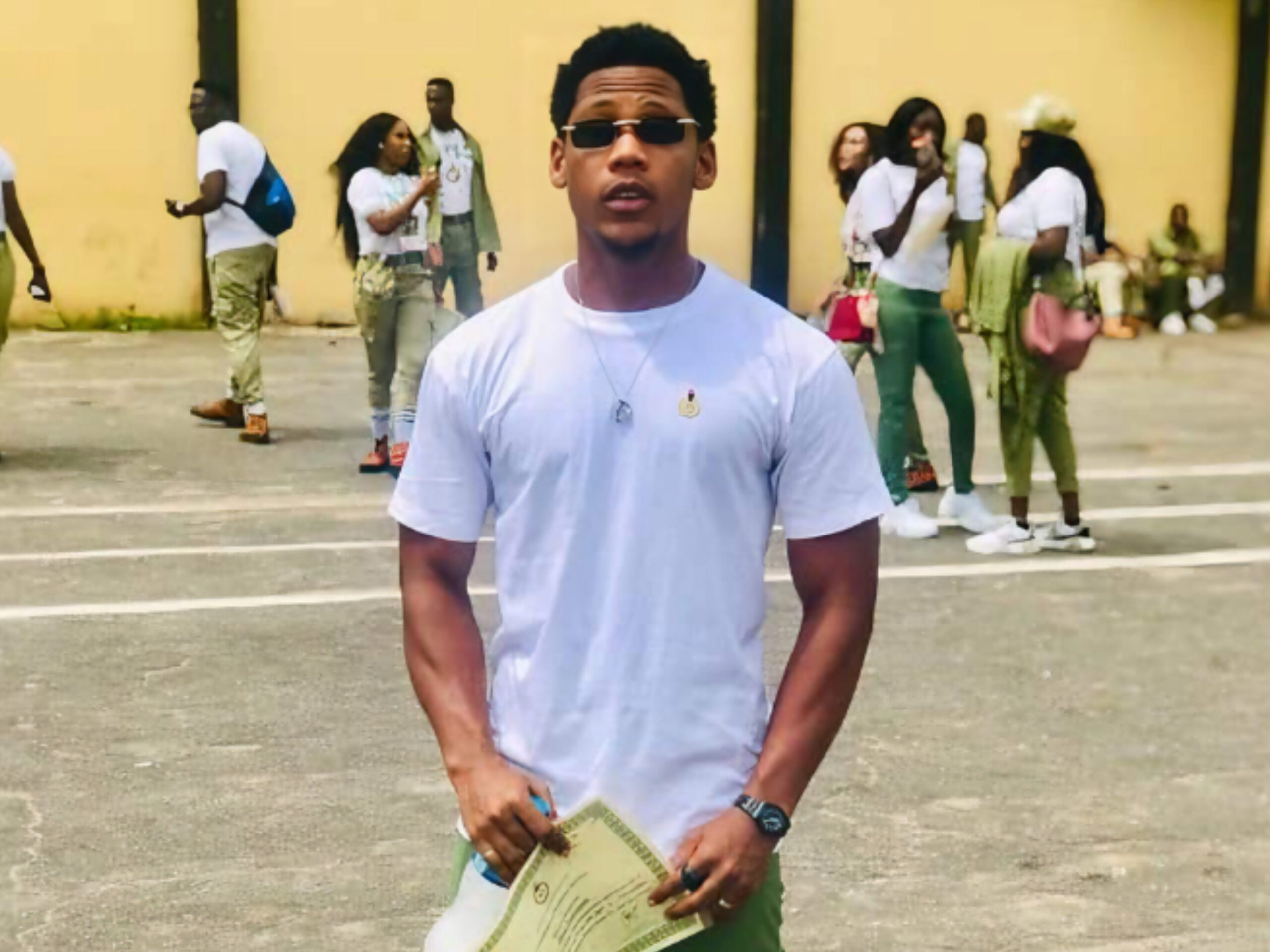 Chuks Joseph during his NYSC in 2019 (credit: instagram/chuksjoseph__)