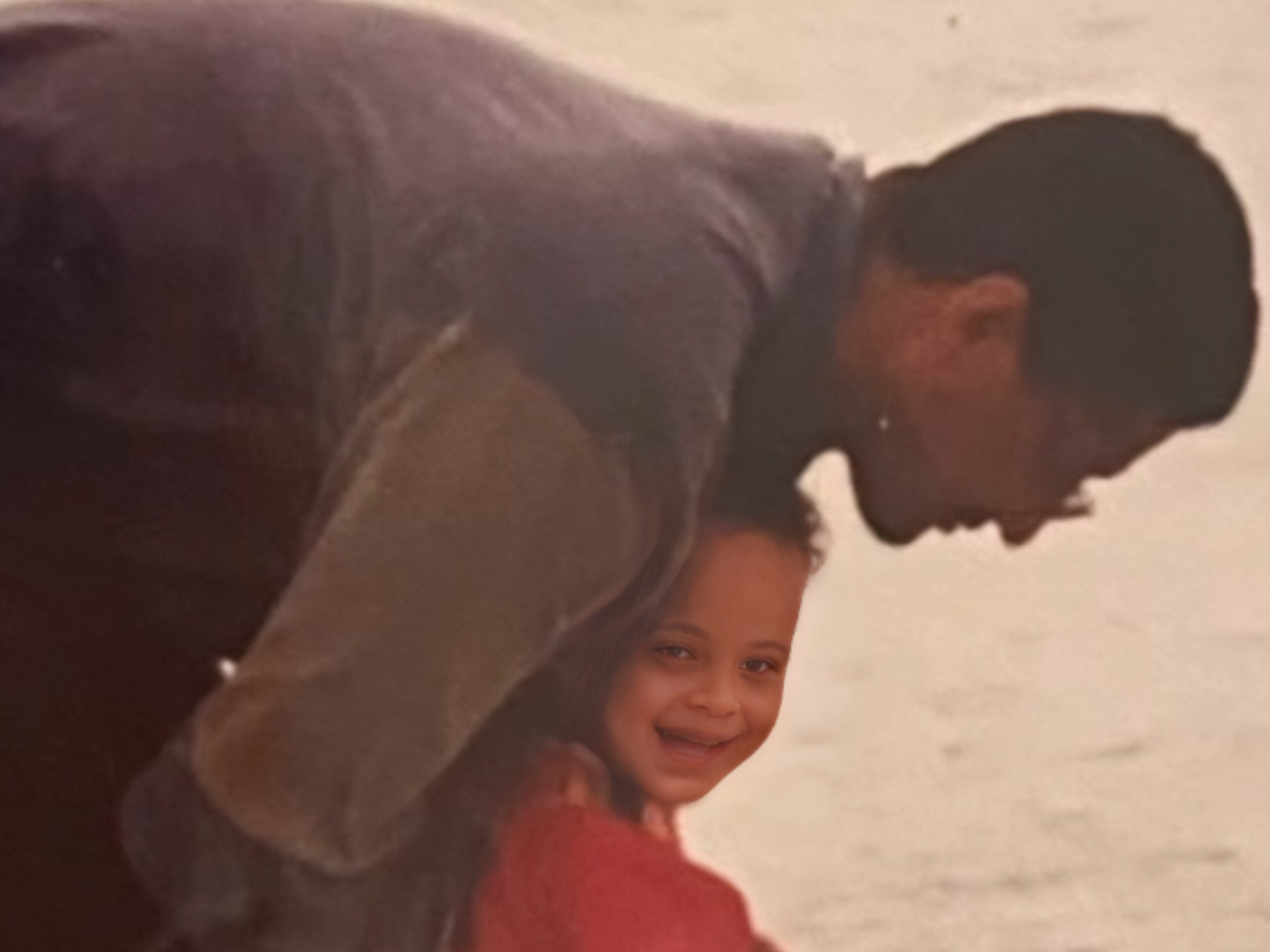 Atlanta Bridget Johnson as a child with her father, Mr. Johnson (credit: Instagram/atlantabridgetjohnson) 