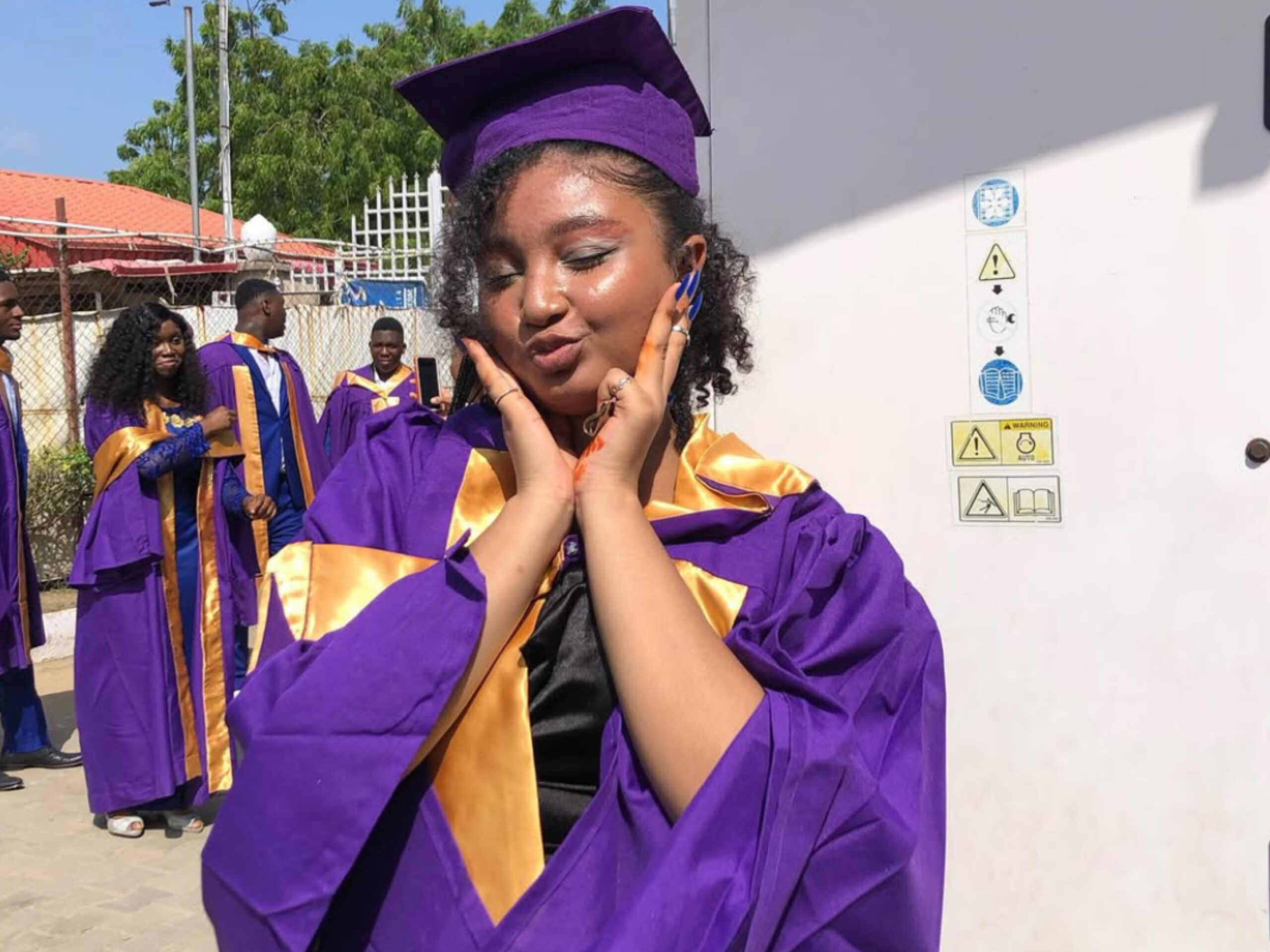 Chidinma Oguike on her graduation from secondary school (credit: Instagram/officialChidinmao)