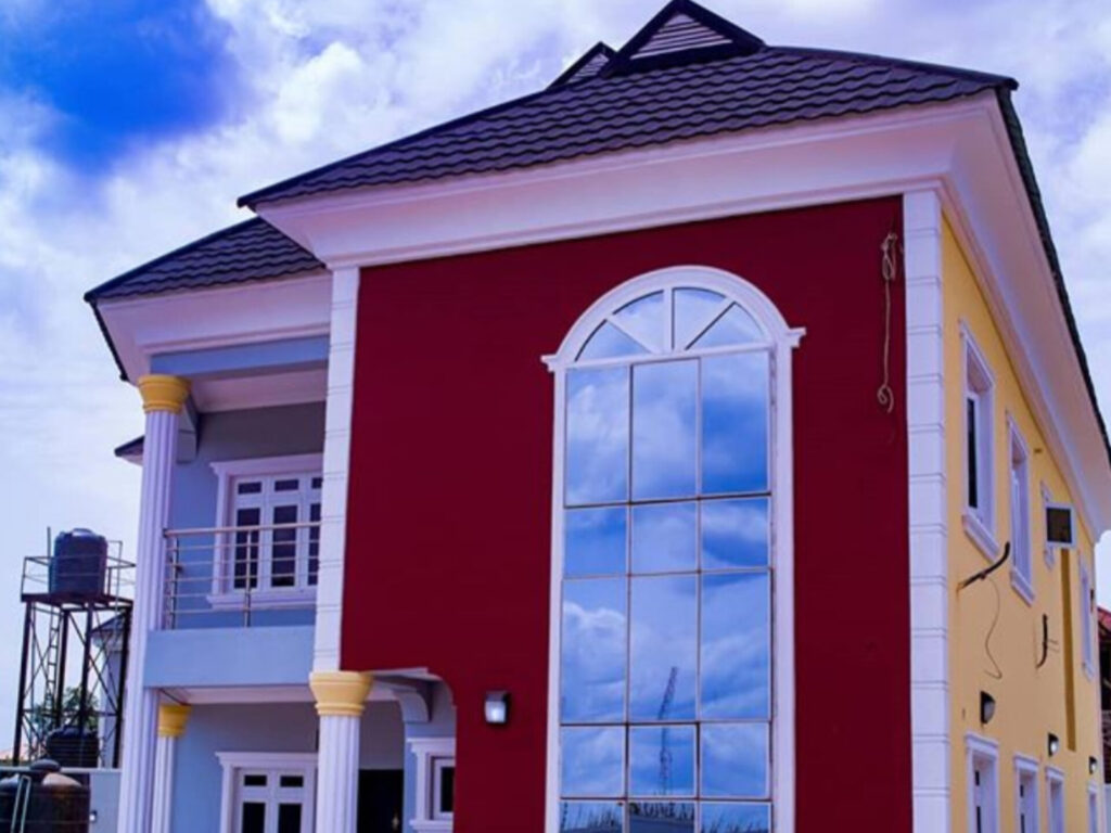 Mercy Aigbe's luxurious mansion.