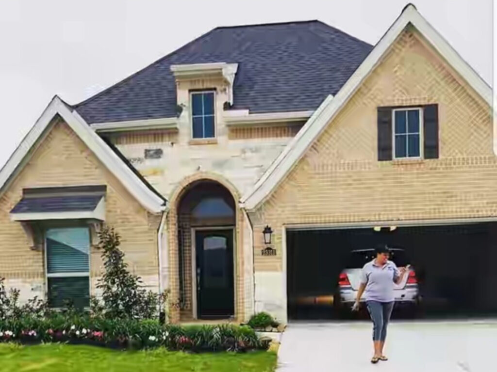 Bukky Wright's new mansion in the United States.