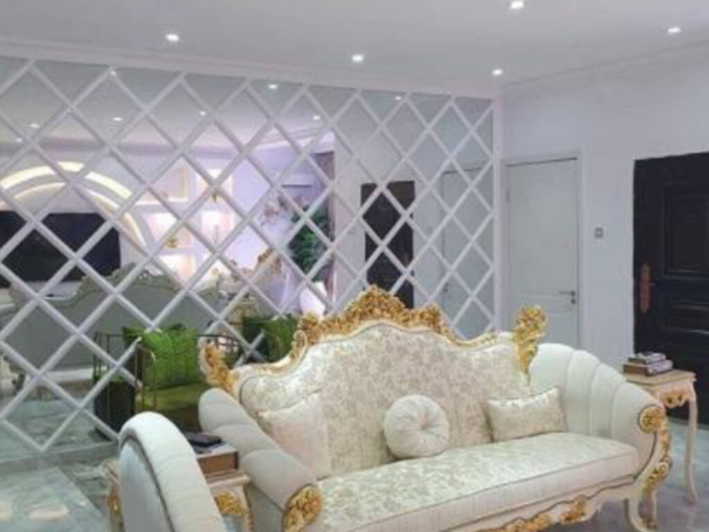 The insides of Toyin Abraham's house.