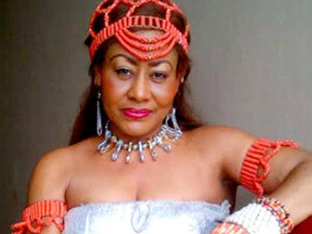 Ngozi Ezeonu, set in her new chieftaincy title.